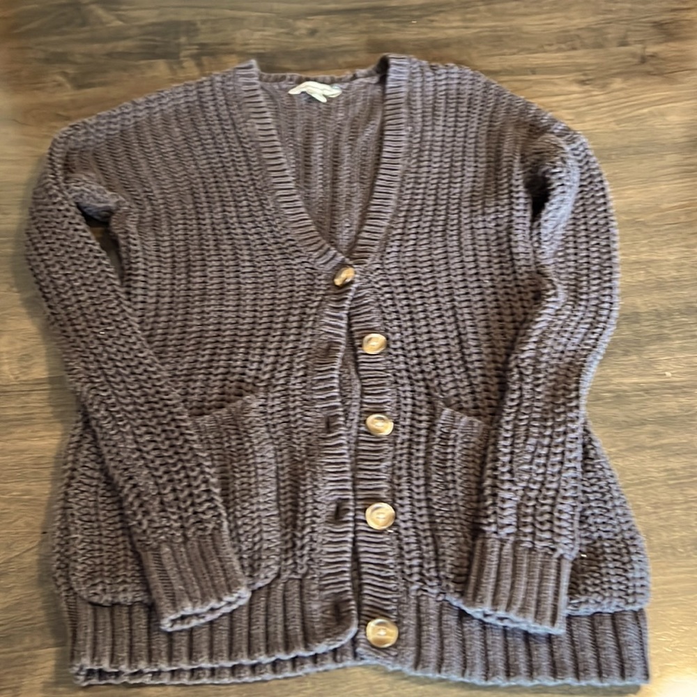 American eagle faded black button up cardigan. Size XS.